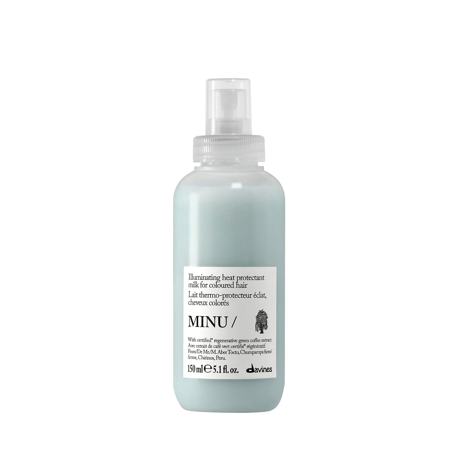 Davines MINU Hair Serum Leave-In Illuminating Color & Heat Shield — Sunday Salon at Raleigh Iron Works in Raleigh, NC